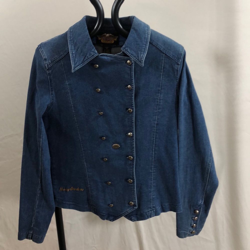 Women’s Harley Davidson Denim Jacket Sz M